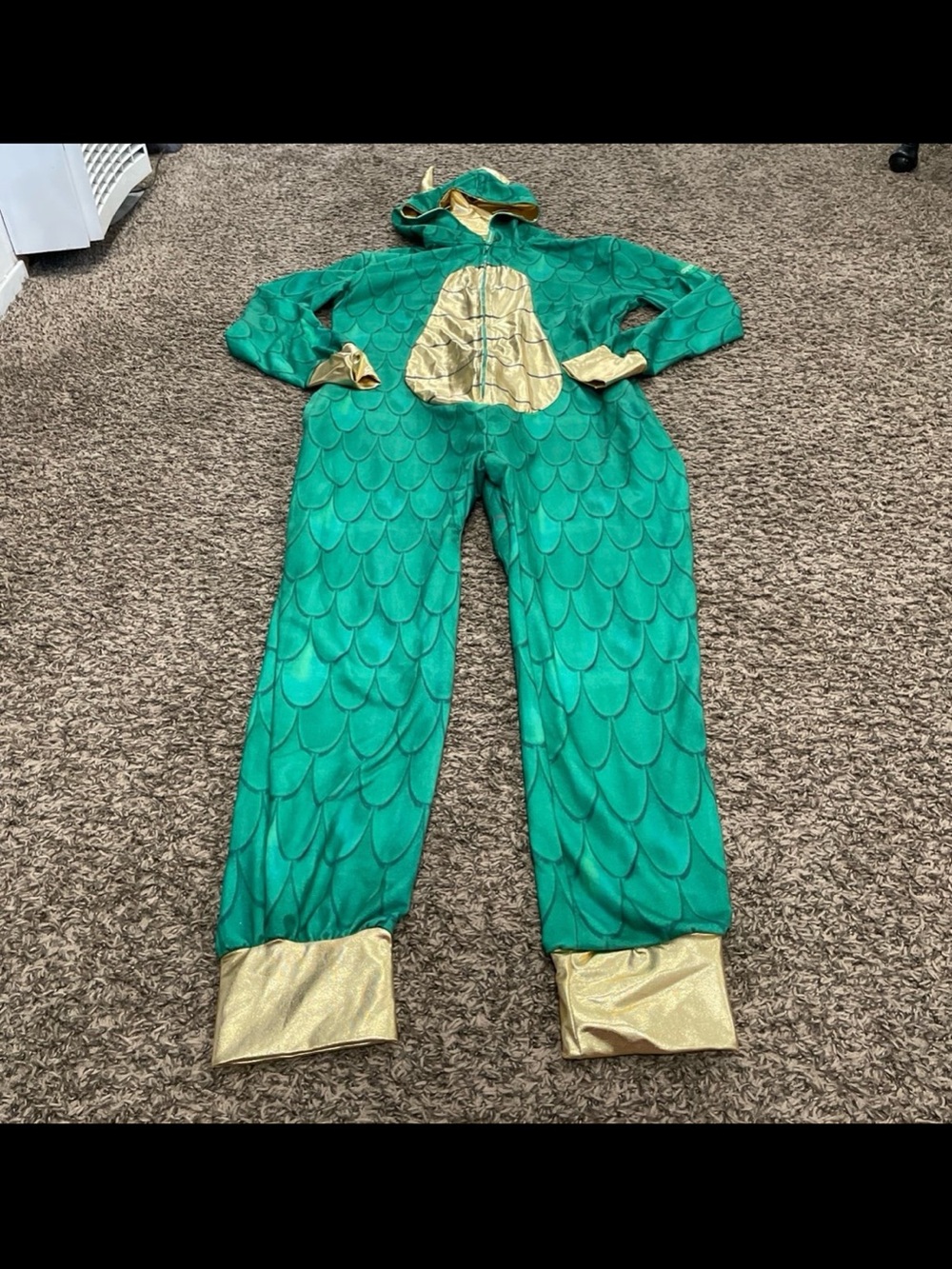 gypsy elves, NWOT Halloween dragon jumpsuit costume adult, medium